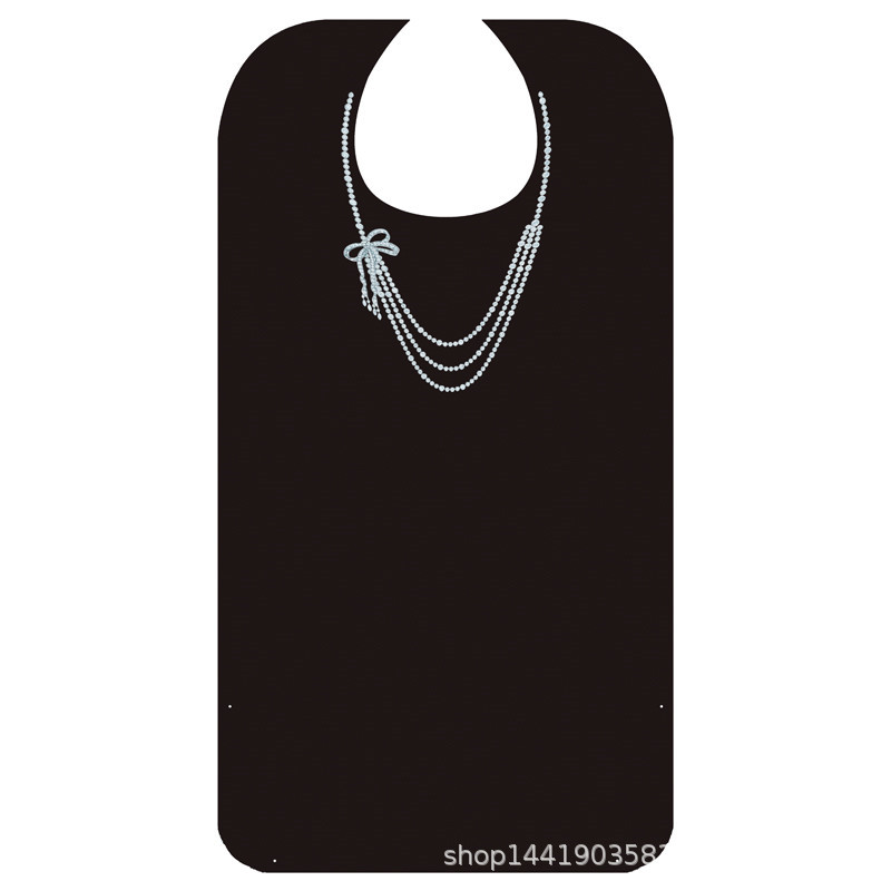 Suministro transfronterizo de ancianos babero de alimentos Toalla de saliva babero adulto moda en stock suministro de fábrica logotipo imprimible