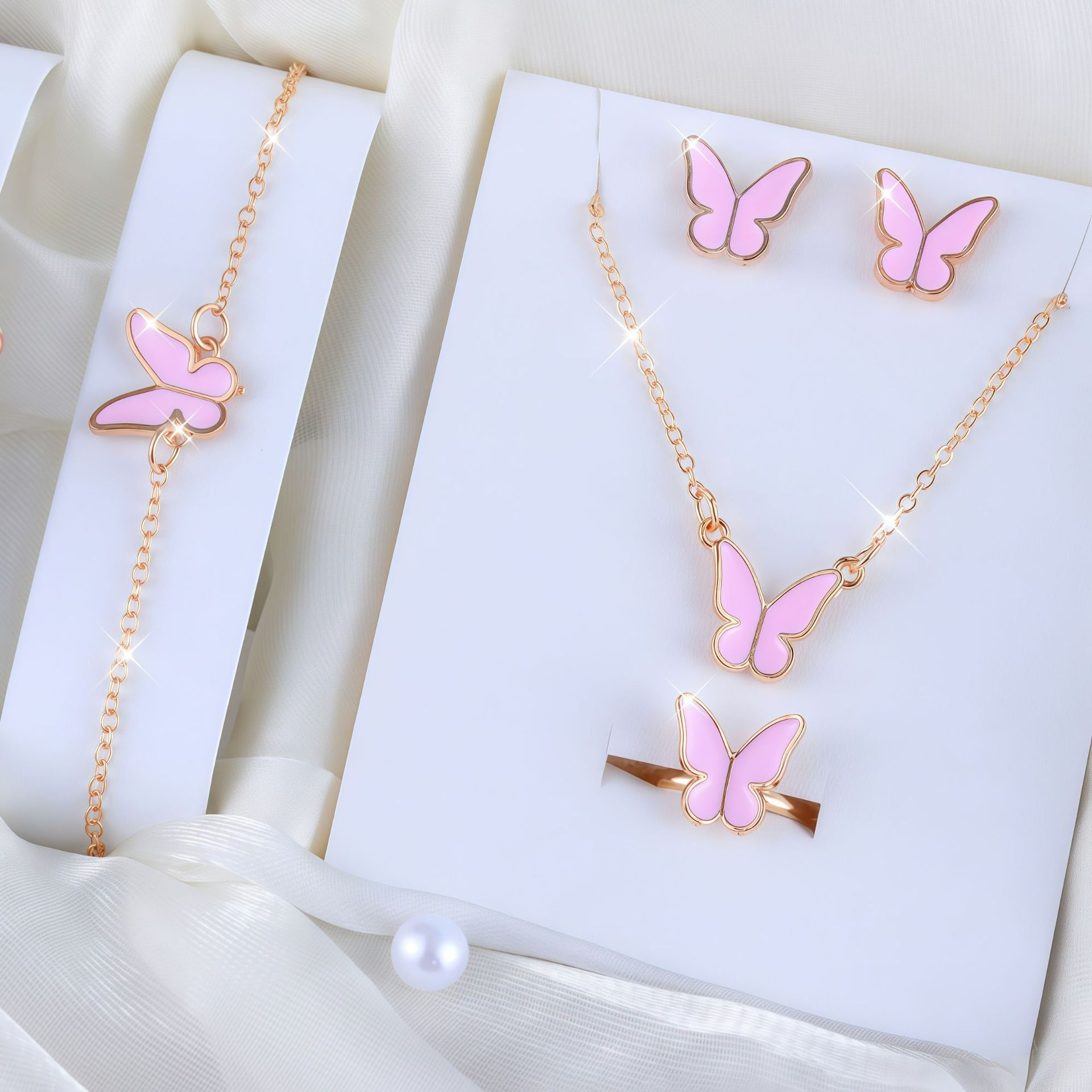 Matching watch bracelet suit exquisite simple versatile niche fashion high sense clavicle chain temperament necklace suit