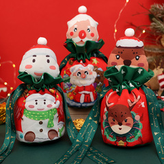 クリスマス装飾品クリスマスリンゴ袋平安夜リンゴ袋幼稚園キャンディー袋麻布ギフト袋