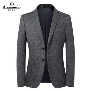 Leisibert Houndstooth Wool Suit Men's Autumn and Winter New Korean Men's Casual Suit Men's Slim-fit Suit