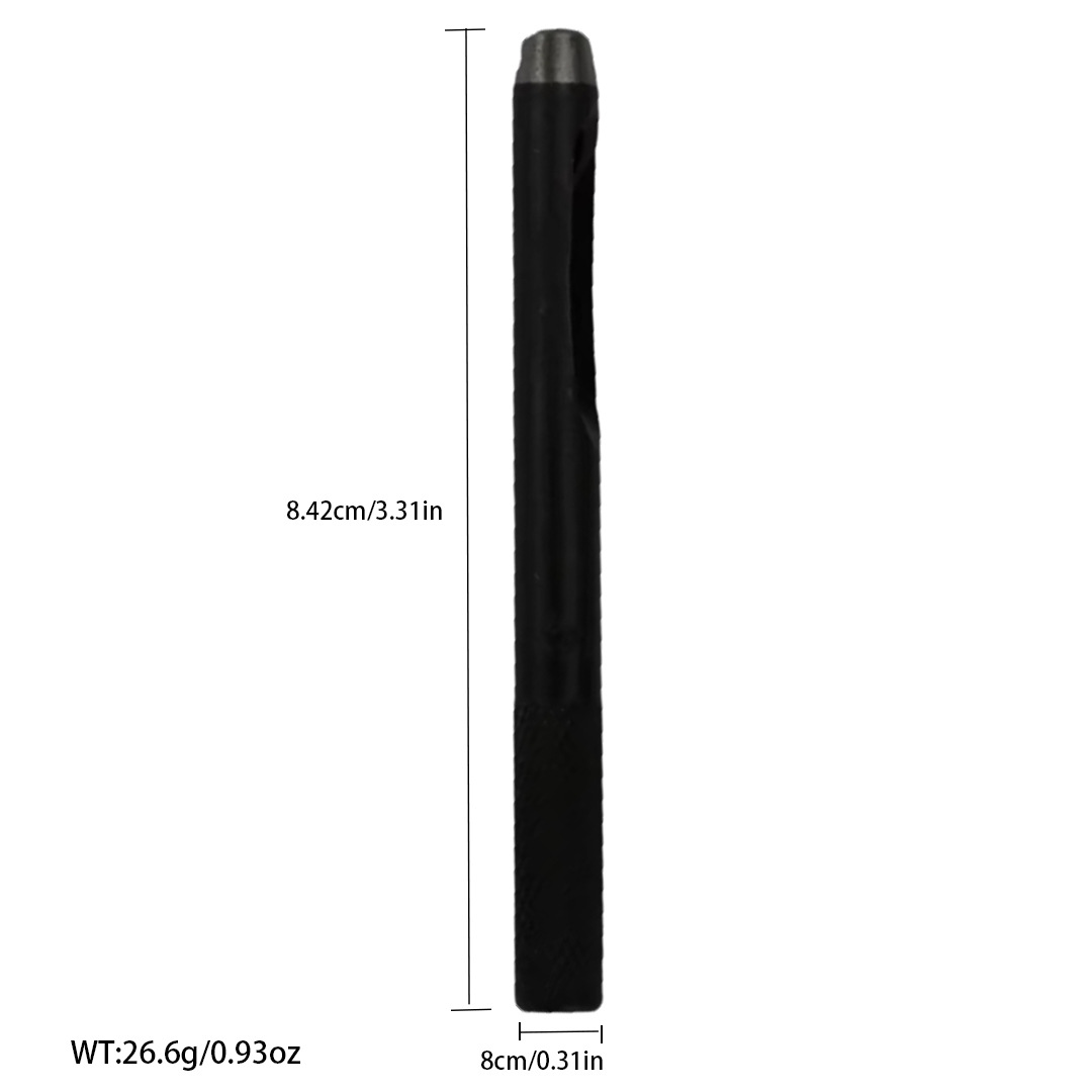 Cinturón negro de perforación manual de trabajo de cuero herramienta de perforación alemán punzonadora punzonado redondo punzonado suministro directo de fábrica