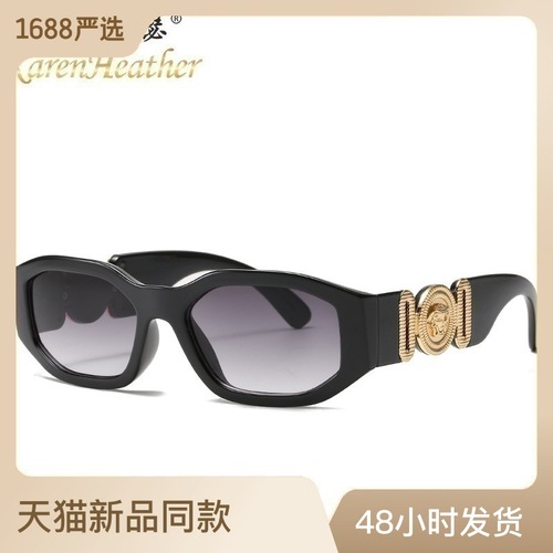 New style personalized head sunglasses 4361 European and American irregular small frame sunglasses for men and women cross-border trendy sunglasses