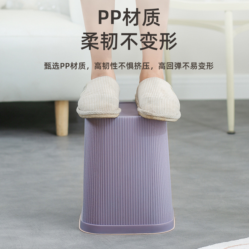 Trash can household kitchen bathroom large capacity living room kitchen trash can office pressure ring paper basket wholesale