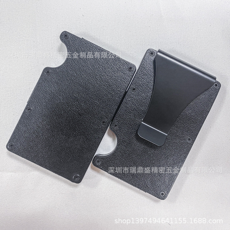 Черный золотой зажим