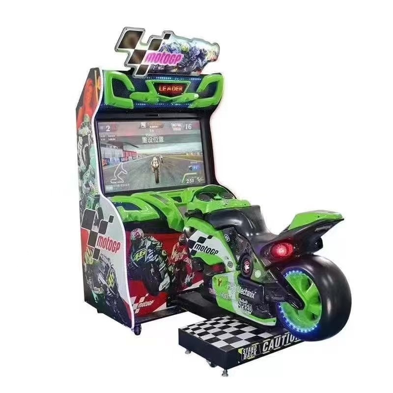 Venta caliente máquina de juego de la ciudad de videojuegos doble conexión GP simulador de motocicleta máquina de entretenimiento máquina de juego de monedas