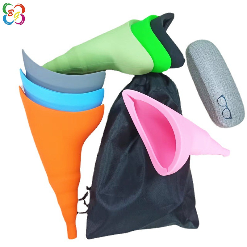 Amazon explosivo portátil de silicona orina damas de emergencia al aire libre de pie orina recipiente de orina para uso doméstico diario