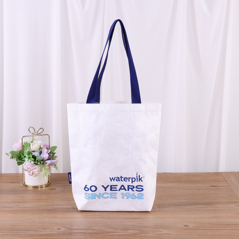 撕不烂杜邦纸手提袋 厂家批发可设计logo学生专升本广告袋购物包