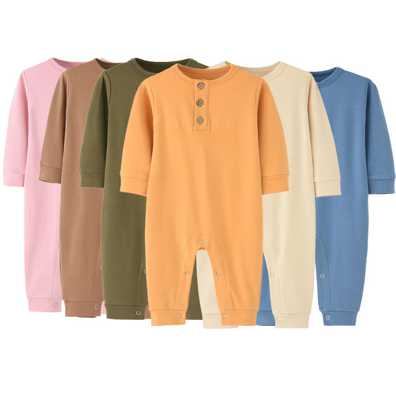 2025 new baby jumpsuit long-sleeved crawler baby clothing baby…