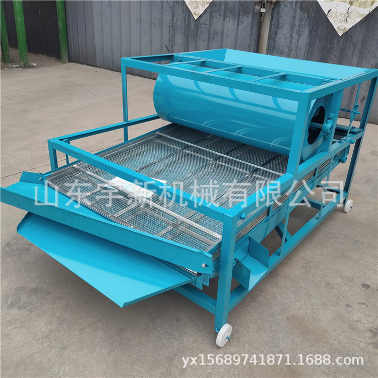 小麦杂质清理筛选机 多功能粮食清选机 电动粮食选种机