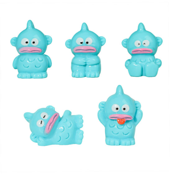 Cartoon three-dimensional solid color small size three-dimensional clown fish DIY accessories car pendant mobile phone shell accessories material wholesale
