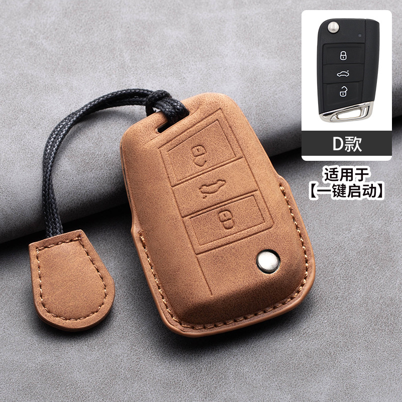 Volkswagen (d type brown + leather rope)