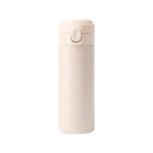 Wholesale bouncy lid direct drinking green bean cup small capacity mini insulated cup single color small size student couple gift water cup