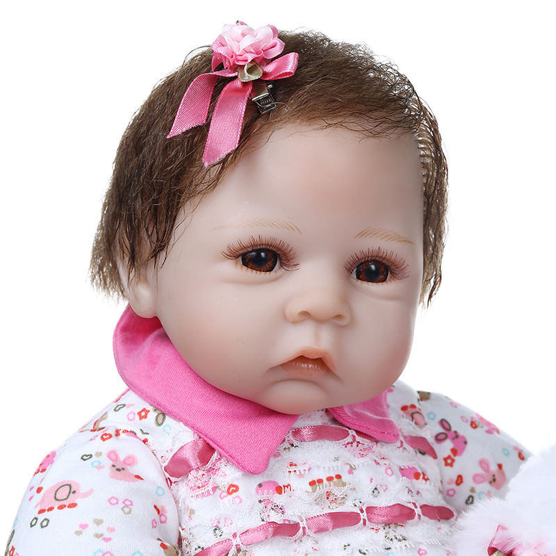 50cm tela cuerpo simulación bebé muñeca lindo bebé transfronterizo e-commerce suministro AMAZON entrega de una sola pieza