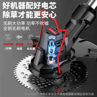 电动割草机锄草机大功率无刷锂电充电式家用除草机多功能农用批发