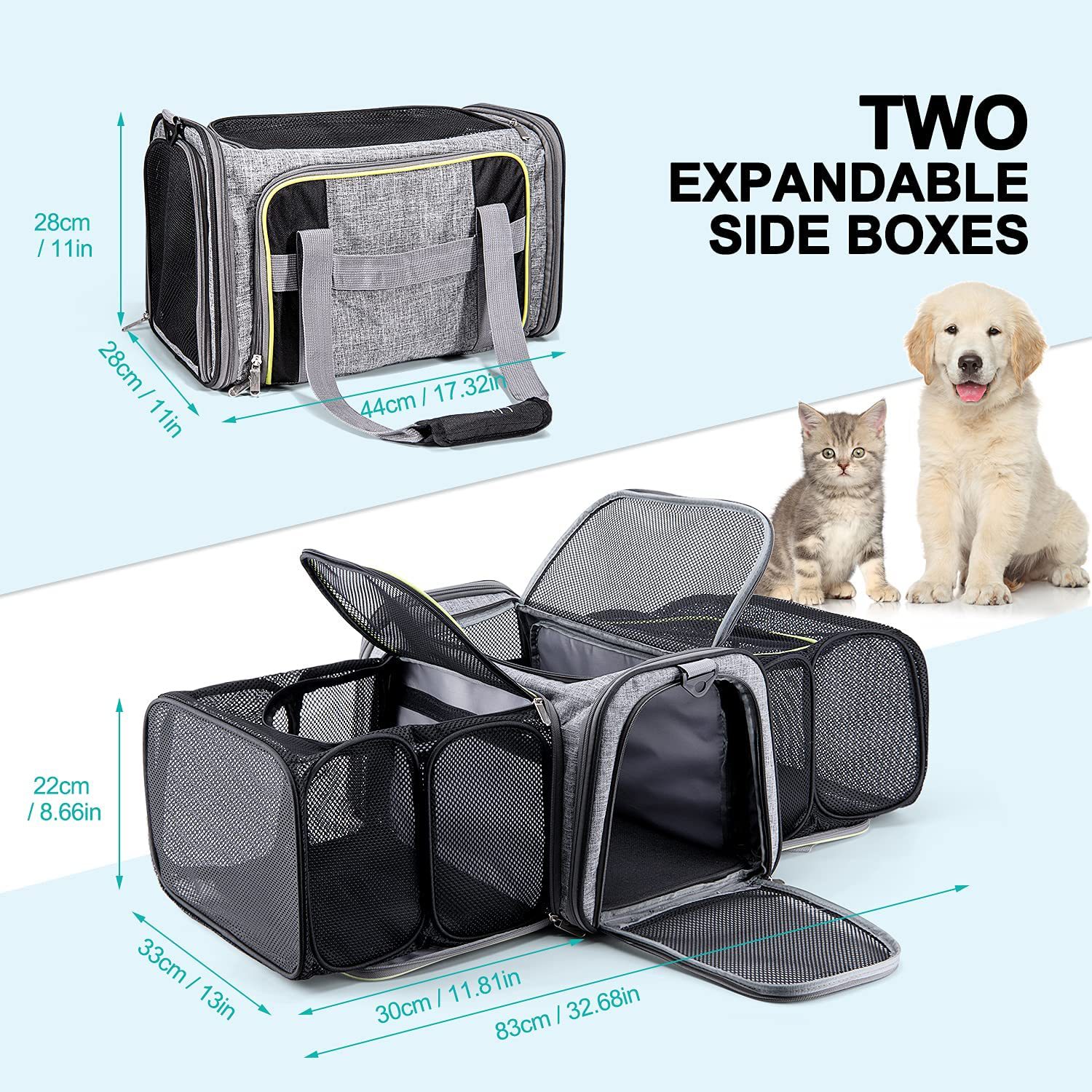 Amazon ventilation Pets Expand Cat Pack Portable portable Cat Pack capacity Pet package One shoulder Cat bag