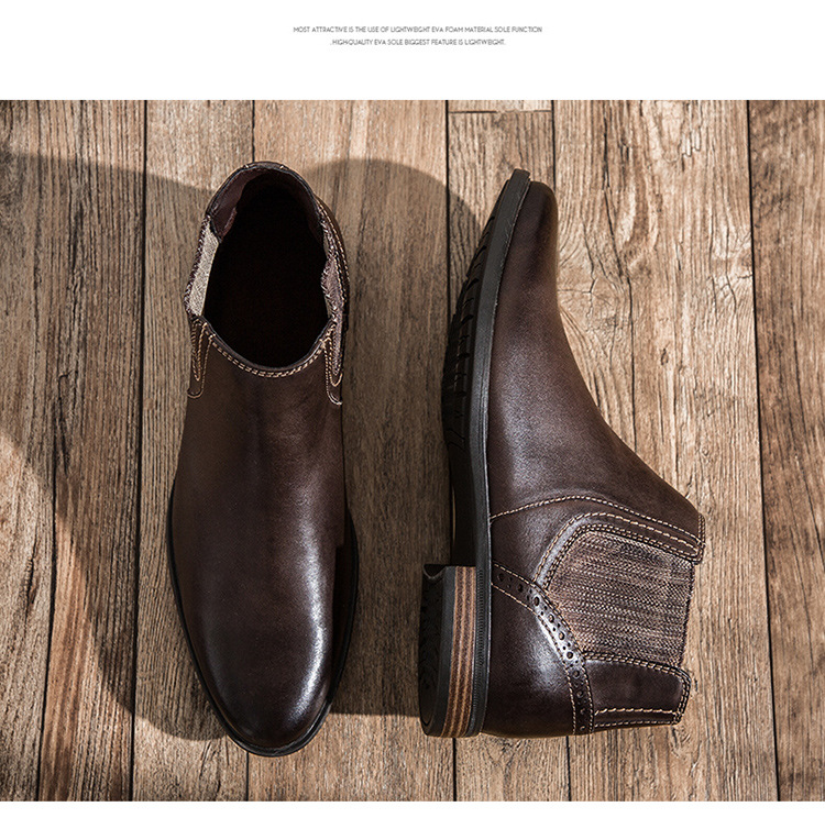 Britische High-Top-Vintage-Lederstiefel in polnischer Farbe, spitze Martin-Stiefel mit Oberschicht aus Rindsleder, Bikerstiefel_voghion.com