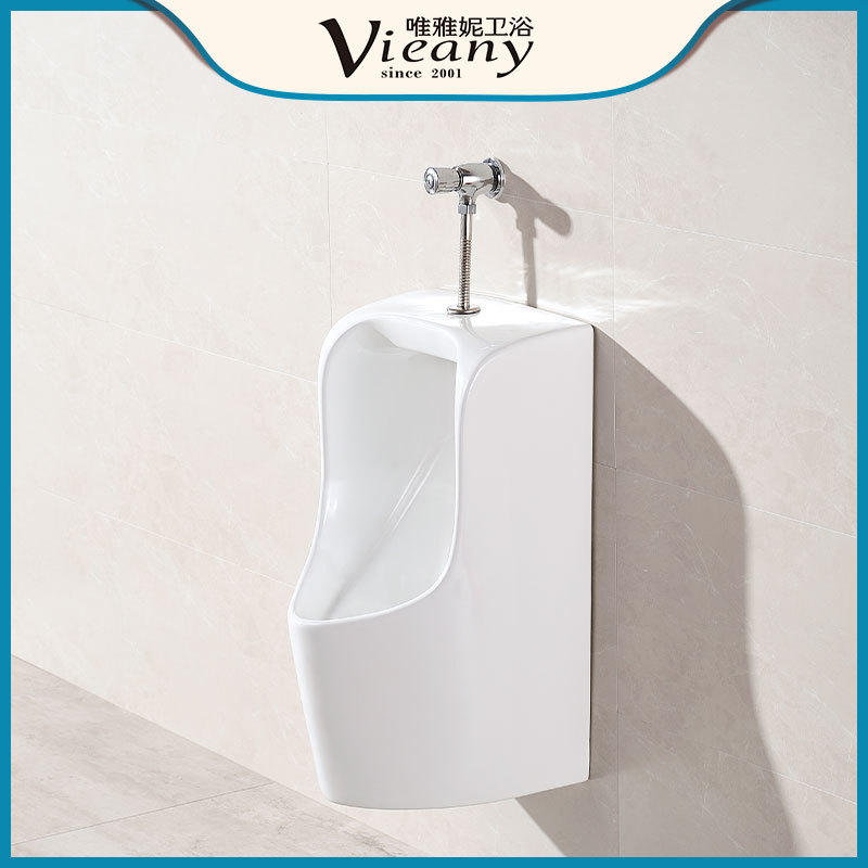 Montado en la pared urinario mano prensa Válvula de retardo orinal adulto urinario Hotel cerámica desodorante urinario venta al por menor