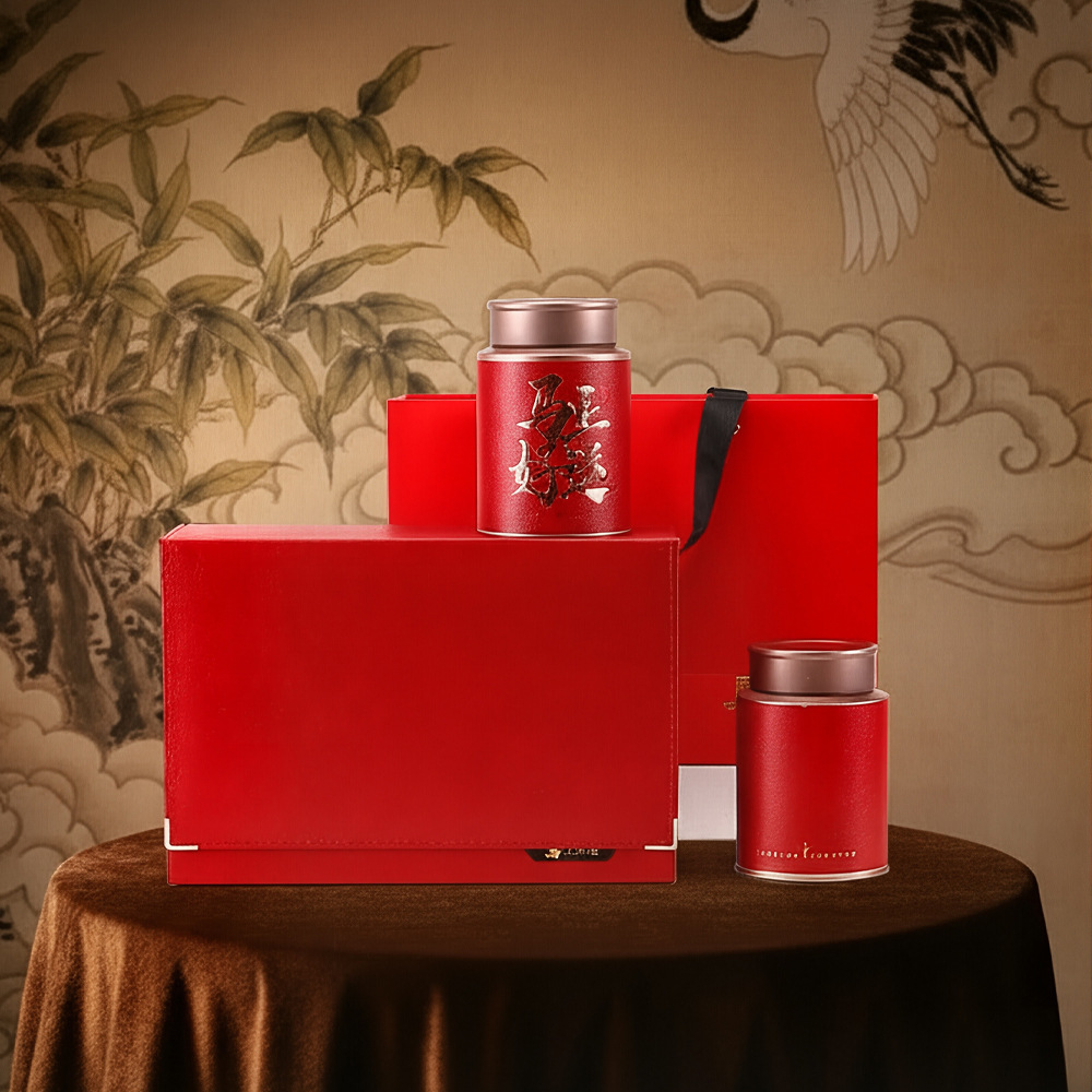 新款茶叶包装盒空礼盒普洱茶散装大红袍金骏眉红茶绿茶空盒批发