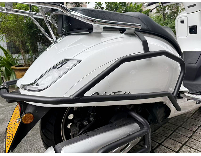 Suitable for Xindazhou Honda Ns150La Bumper Anti-Fall and Anti-Collision Exhaust Guard Bar Backrest Front Shelf Tail Rack