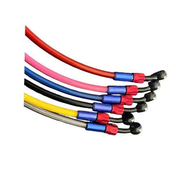 Motosiklet Teflon Əyləc Yağı Şlanqı Alüminium Əyləc Hidravlik Şlanqı