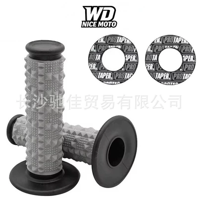 Rubber Grip Cover, Motorcycle Handle Cover - black