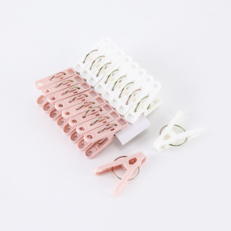 Manufacturer Direct Sales Powerful Windproof Clothespin Drying Clip Plastic Clothespin Anti-slip Small Clip Multi-purpose Practical Clip