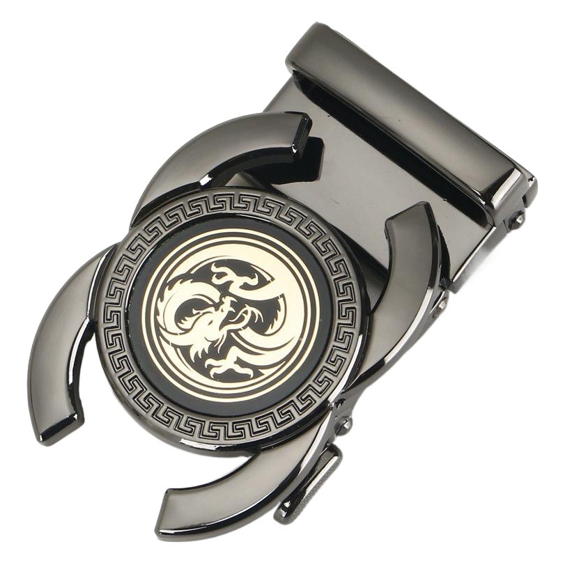 Qipin 3,5 CM de los hombres hebilla de cinturón de película automática hebilla de la correa de cabeza pantalones de los hombres Cabeza de Negocios ventas directas de la fábrica