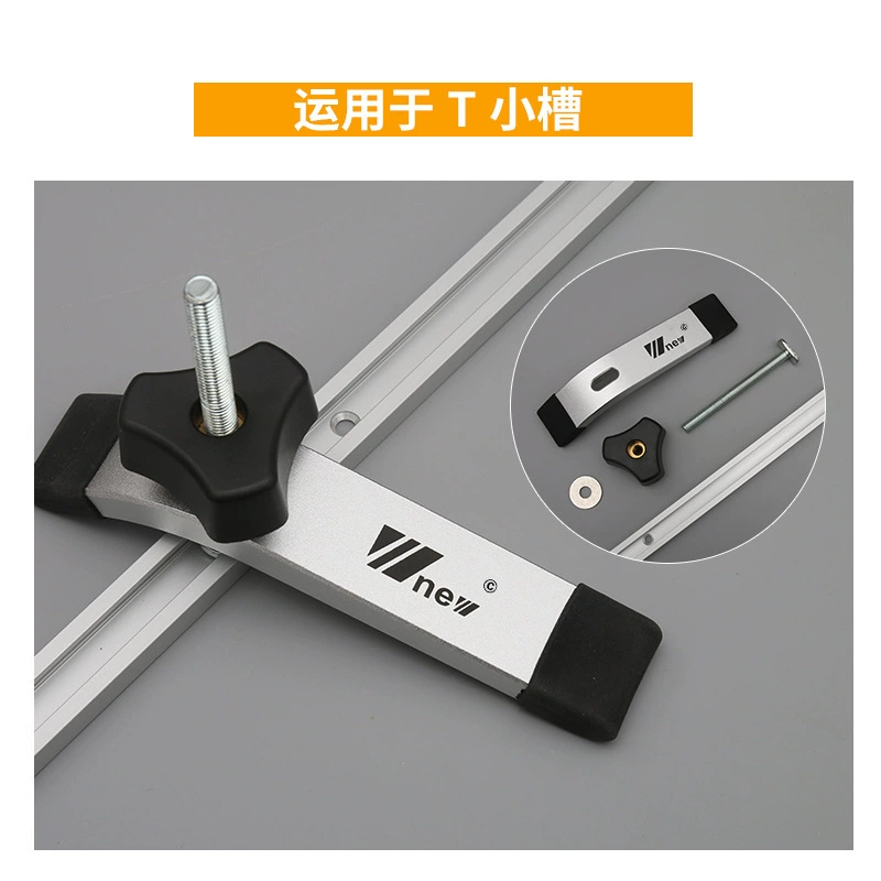Деревообрабатывающий нажимной блок, инвертированный DIY, циркулярная пила, Т-образный винт, Т-образная ручка-ползун, слайдер для деревообработки, Т-образный паз