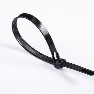 Nylon Cable Ties 8X300 Live Mouth Nylon Cable Ties with Various Specifications Black and White Colorful Cable Ties