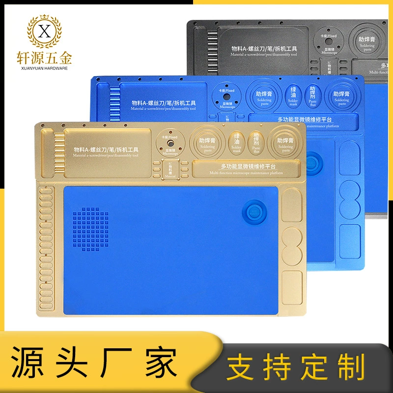 Силиконовый компьютер высокой плотности, мобильный телефон, IC, Ремонтный верстак, термостойкий Настольный коврик, теплоизоляционная прокладка, Термофен, коврик для паяльной станции