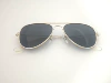 3023 Stainless Steel Golden Frame Black Gray Mirror Children's Mirror (Polarized) 52*44