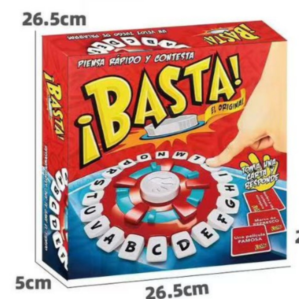 Juego de Mesa de Letras Locas para Niños Plástico Interactivo Educativo