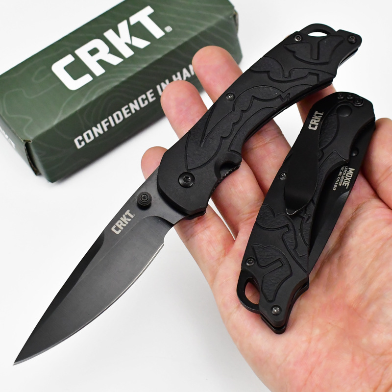 CRKT1100厂家直供高品质户外折叠刀野外求生刀防身折叠刀锋利刀具