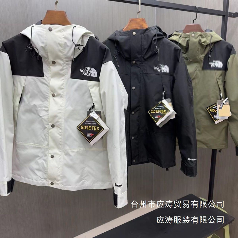 TNF US version windbreaker, high-quality outdoor mountaineering jacket, workwear jacket, with embroidered design, available in couples' styles and with a hood, wholesale TNF US version windbreaker, high-quality outdoor mountaineering jacket, workwear jacket, with embroidered design, available in couples' styles and with a hood, wholesale