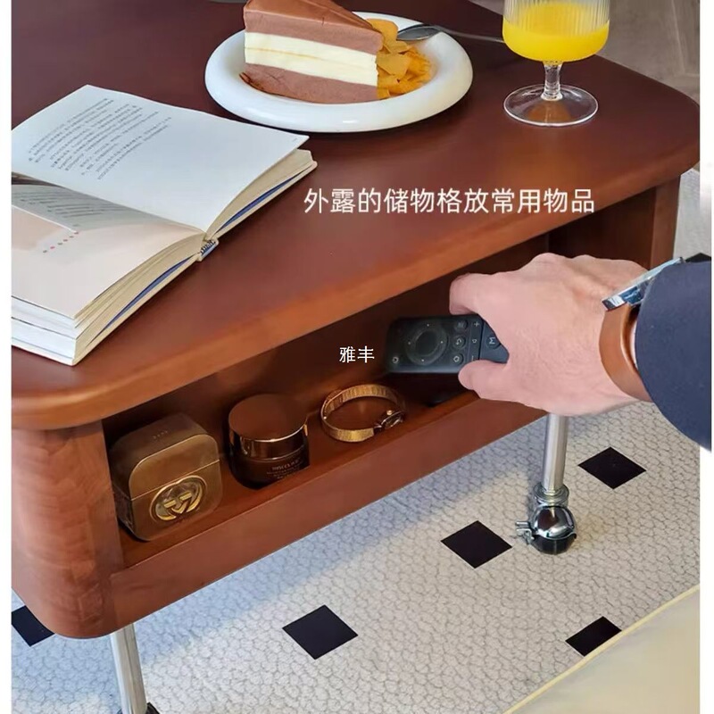 可移动现代简约古风升降茶几木桌客厅小桌子家用多功能现代小户型|undefined