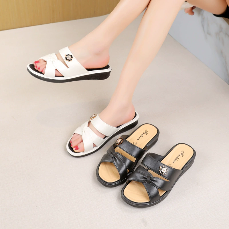 2024 новые тапочки женские летние наружные носить повседневные повседневные домашние противоскользящие холодные тапочки