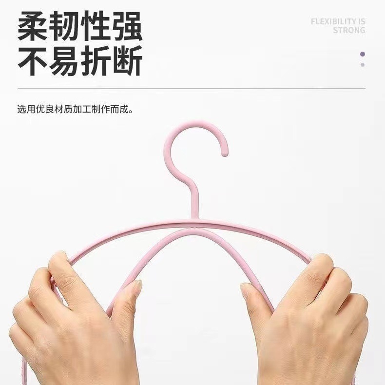 Percha de ropa del hogar sin costuras antideslizante percha de ropa extra grande percha gruesa percha de ropa soporte de percha de ropa sin deformación