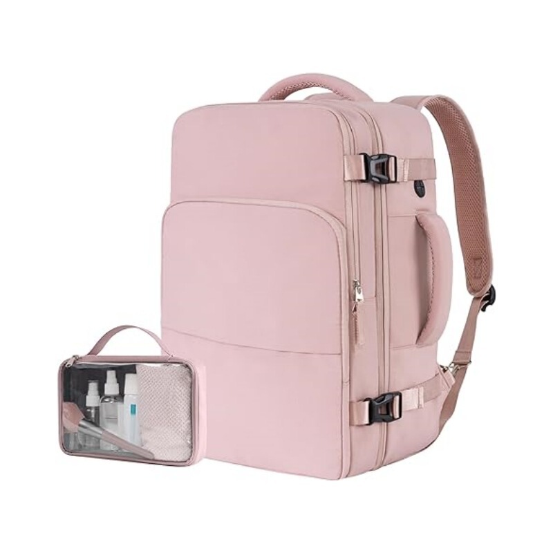 Backpack Travel Backpack for Men and Women, 16inch Laptop Backpack, Pink, Backpack
