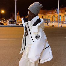 2025巨好看的工装派克羽绒服冬季女款韩系休闲保暖小个子羽绒外套