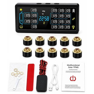 General Passenger Vehicles Tire Pressure – Tire pressure monitoring system - 10-rounds-of-external-0-15bar-comes-with-repeater