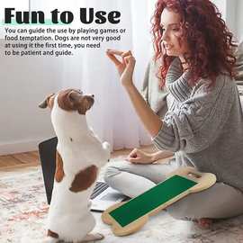 跨境木质宠物狗狗刮板实木狗指甲锉板宠物用品玩具狗抓板