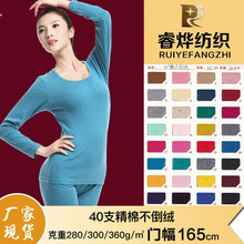 大量供应 40s棉不倒绒面料280-380G精棉不倒绒 不倒绒保暖裤面料