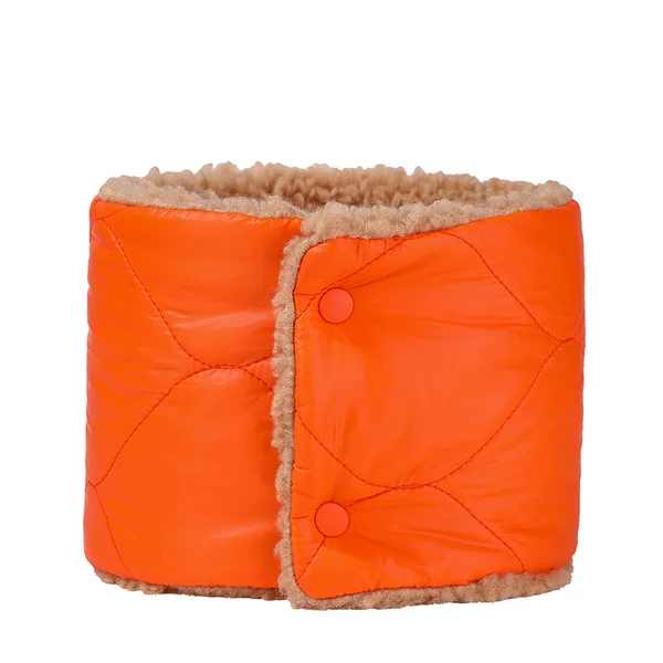 New Thickened Neck Warmer for Women, Winter Fleece-Lined Neck Protector, Warm Outdoor Double-Sided Solid Color Neck Gaiter for Men, Cross-Border Ready Stock