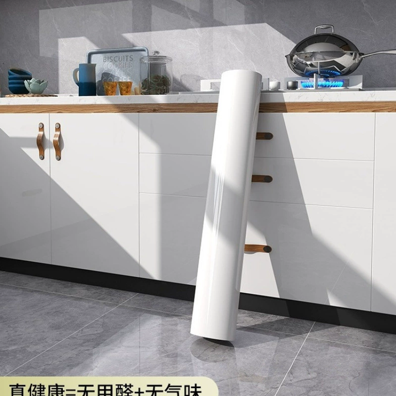 Наклейки на шкаф, ремонт мебели, изменение цвета, белая пленка, ящик, шкаф, без запаха, кухонные маслостойкие наклейки, наклейки на стену