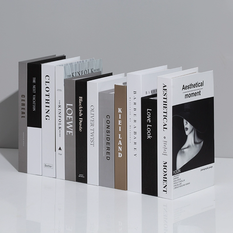 Скандинавский простой стиль фальшивой книги модель Studycop магазин имитационная книжка гостиная офис книжный шкаф креативное оформление книжная лента