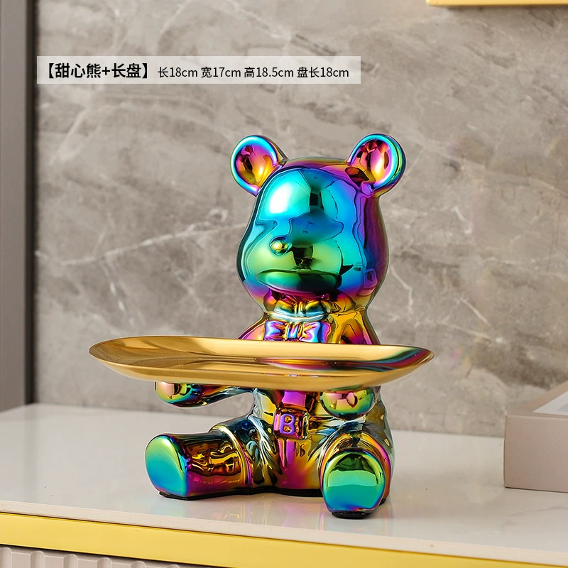 Storage system for keys, ceramic decorations for living room, light luxury style