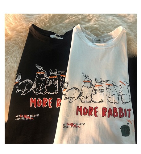 Summer unisex commuting letter pure cotton short-sleeved T-shirt top creative print 8218#