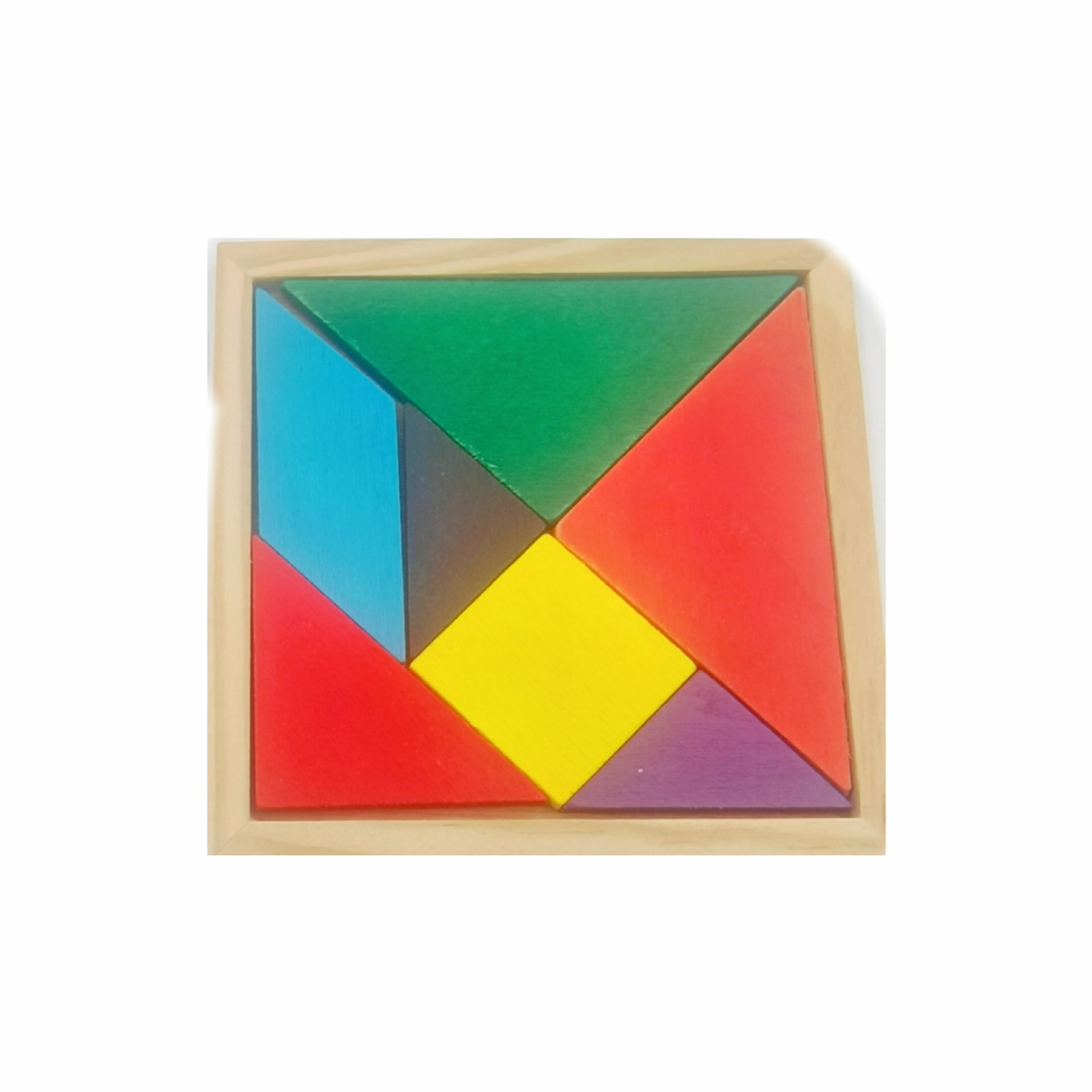 ジグソーパズルの子供の知育玩具の木の頭を痛めて木を積み上げます。