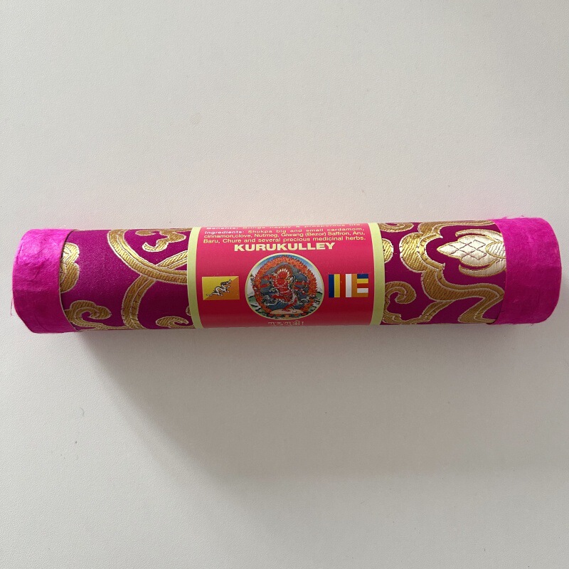 雷龙druk锦缎圆筒装藏香14种可选 手工植物线香尼泊尔 原装草本|undefined
