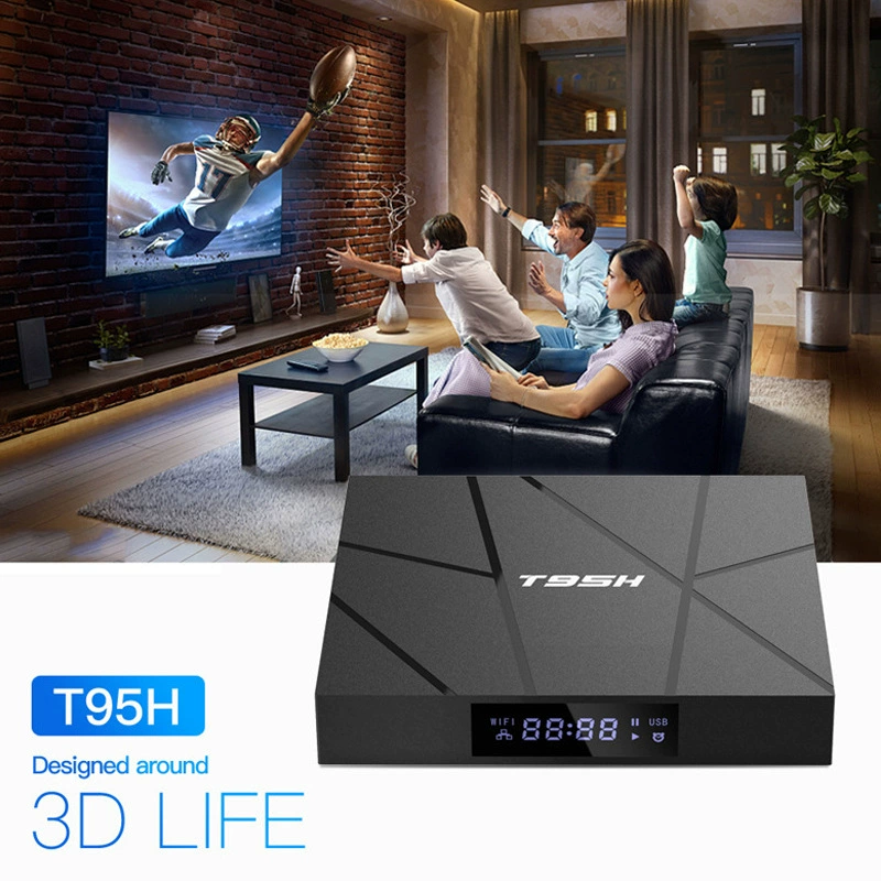 Плеер TV box на Android 10 H616 6K HD, медиаплеер T95H, сет-топ бокс для телевизора
